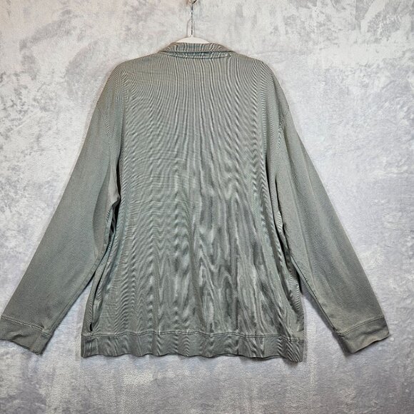 Calvin Klein 1/4 Zip Pullover Mens XXL hipster career Dad preppy Long sleeves - Picture 2 of 10